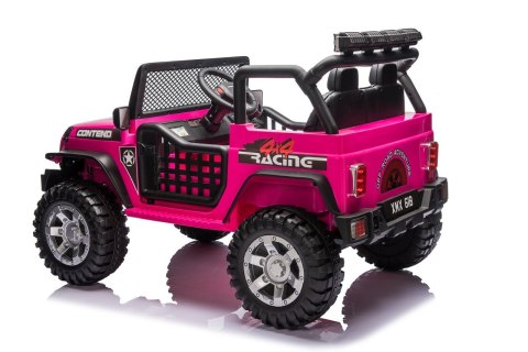 Pojazd Jeep BEAST 4x4 Różowy