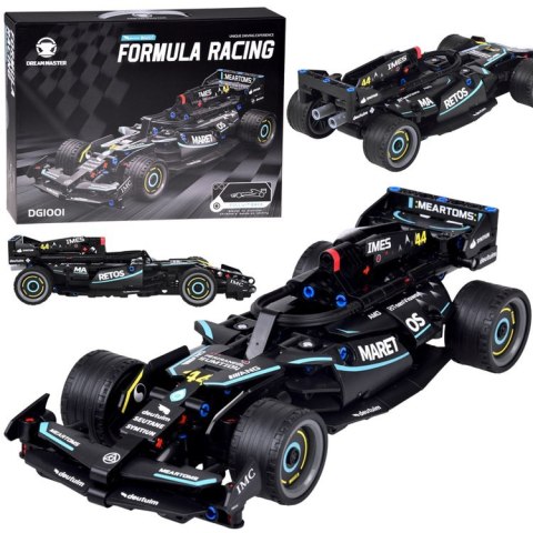 Klocki techniczne BOLID Formuła 1 268-ele napęd pull back naklejki ZA5728