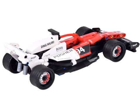 Klocki techniczne BOLID Formuła 1 276ele napęd pull-back naklejki ZA5729