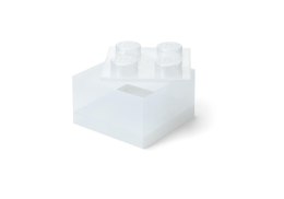 LEGO(R) pojemnik klocek czwórka transparentny