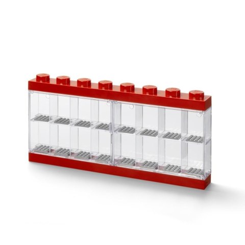 LEGO(R) witrynka na minifigurki 16 czerwona